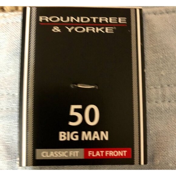 Roundtree Yorke Light Blue Shorts Mens 50 NEW Linen Blend - Picture 9 of 11